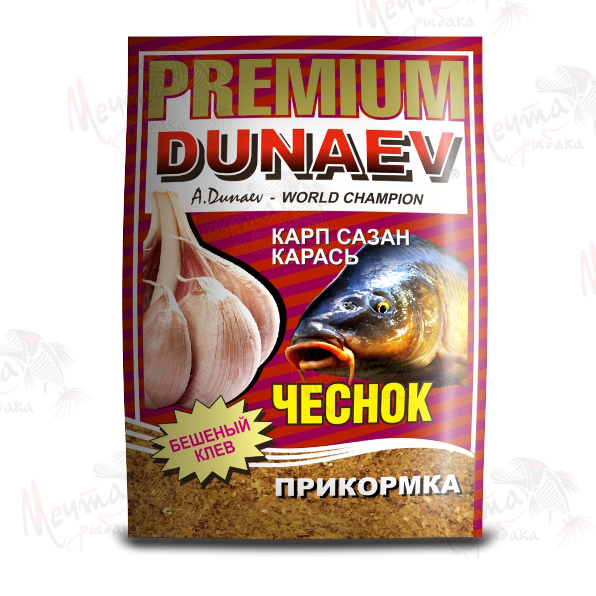 ПРИКОРМКА DUNAEV PREMIUM 1кг КАРП-САЗАН КРУПНАЯ ФРАКЦИЯ